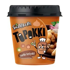 SAMSAM TOPOKKI KOREAN RICE CAKE GARLIC TERIYAKI 6x120G