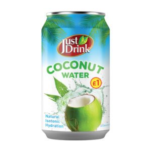 JUST DRINK COCONUT WATER PMP £1 12x350ML