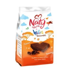 NATY WAFERS BROWNIE CACAO 9X140GR