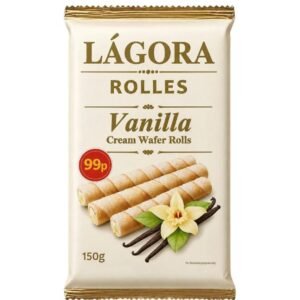 LAGORA VANILLA CREAM WAFER ROLL 30x150g