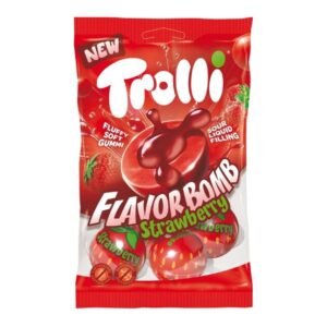 TROLLI FLAVOR BOMB STRAWBERRY BAGS 21x75g