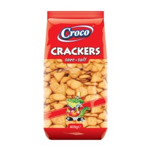 CROCO CRACKERS SALTED 12x400G