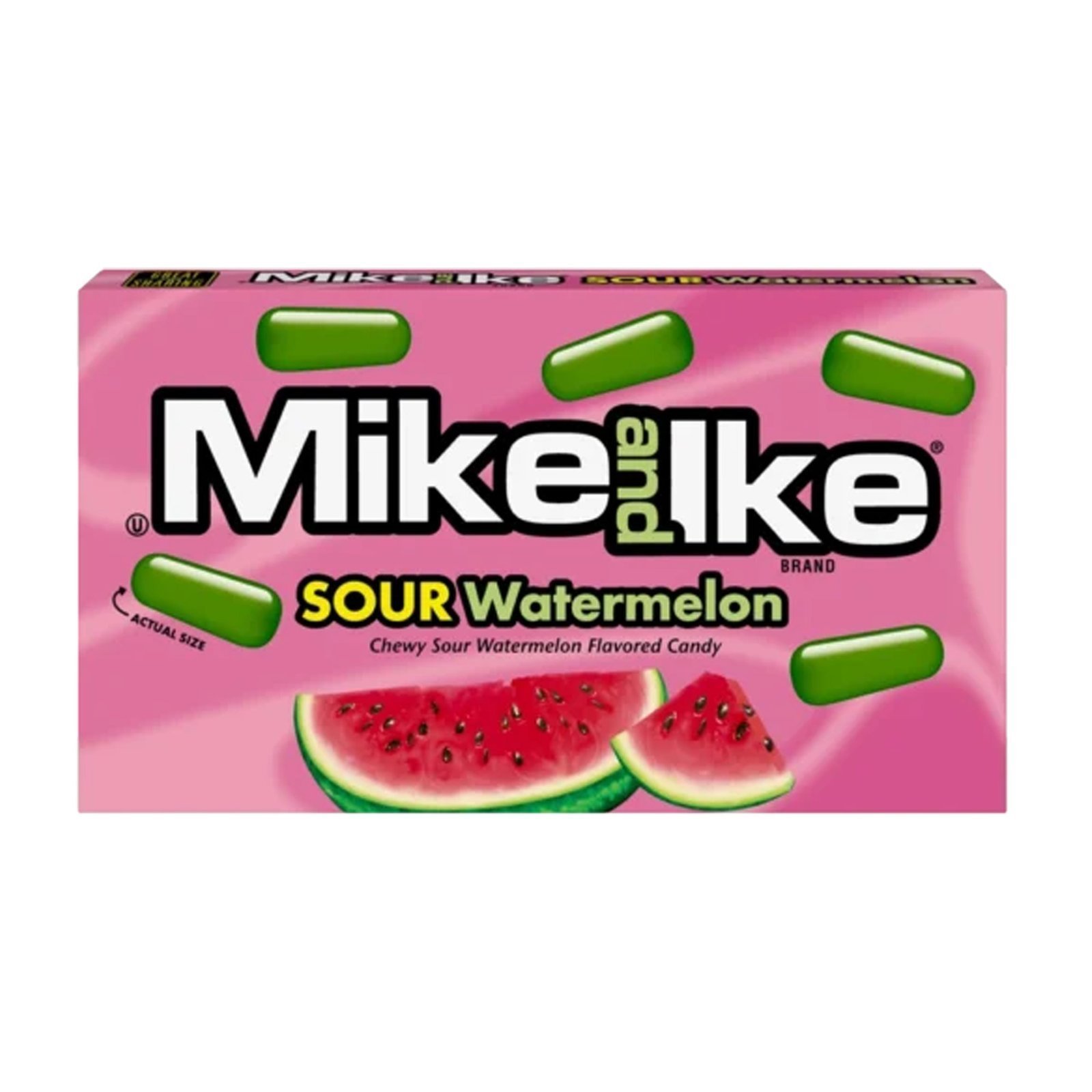 AMERICAN MIKE & IKE SOUR WATERMELON 12x120G